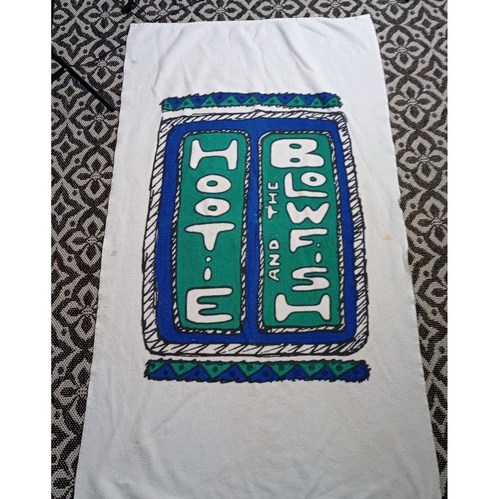 Vintage Hootie And The Blowfish Beach Towel RARE 35X60 90s Collectible Concert